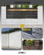 Ogrodzenie Joniec ROMA HORIZON BIAŁY bloczek BH20
