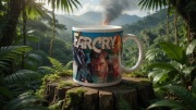 Far Cry 1 gra prezent dla gracza geeka retro kubek gadzet