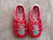 Różowe cieniowane buty sandały świnka Peppa F&F 26