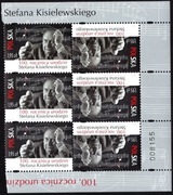 4360 100. rocz. ur. Stefana Kisielewskiego (pół arkusza, 3 pary tete-beche)