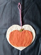 Serce z masy solnej jesienna dynia 1