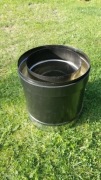 Poujoulat Dualinox rura 180/230 25cm - czarna