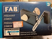 Zamek patentowy wierzchni z zapornicą FAB 6 kluczy w komplecie