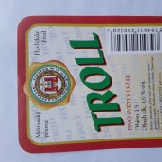 Etykieta piwna browar piwo Czechy 