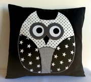 Poszewka Sowa dekoracyjna sówka poduszka bawełna 4