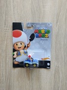 Nowy Hot Wheels Super Mario Kart Toad figurka autko samochodzik Mariokart