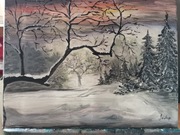 Obraz na płótnie "Zima" 