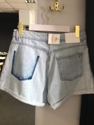 Spodenki jeans dżins jasny niebieski Silvian Heach