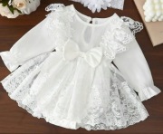 Sukienka na Chrzest Chrzciny rozmiar 62 biel