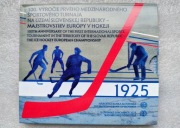 Słowacja zestaw 2025 100. Rocznica Mistrzostw Europy w hokeju na lodzie 