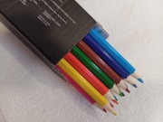 Drewniane kolorowe kredki Zestaw 12 szt