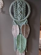 Makrama liście 23 cm x 75 cm.