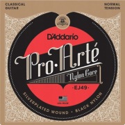 Struny D'ADDARIO EJ49 Black Tr do gitary klasycznej