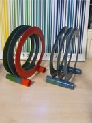 Stojak modułowy na plyty winylowe PRL unikat vintage 