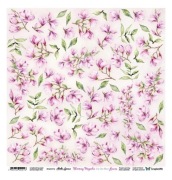 Blooming Magnolia arkusz do wycinania