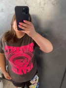 T-shirt University szary  rozmiar uniwersalny