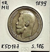 Moneta 1 Rubel 1899 Mikołaj II - K50177