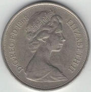 Wielka Brytania 10 pence pensów 1968 - 28,5 mm - nr 2