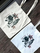 Torebka torba tote bag materiał non woven+ bawełniana cotton billie eilish 