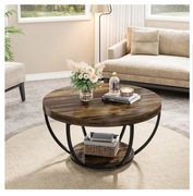 Stolik kawowy Rustykalny styl Brązowy 