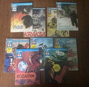 Komiks 9 albumów serii Pilot Śmigłowca PRL