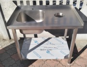 Zlew 1-komorowy gastronomiczny 95x60x85