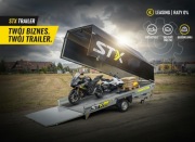 STX 435i Przyczepa furgon kontener skrzyniowa z pokrywą uniwersalna