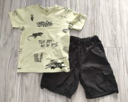 Zestaw T-shirt krótkie spodenki ZARA* REPORTER YOUNG 152