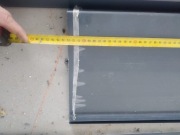 Parapety zewnętrzne w kolorze antracyt 
