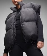 Puchowa kamizelka - oversize czarna M Missguided bezrękawnik
