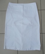 SPÓDNICA BIAŁA OŁÓWKOWA CAMAIEU 38  