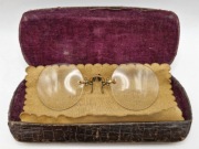 Niemiecki Stare Okulary - Binokle w Etui.