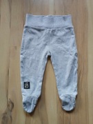 68 pinokio szare półśpiochy długie spodnie ze stopkami spodenki spodnie