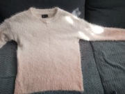 Sweter damski cieniowany, dwukolorowy