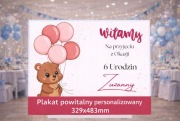 Tablica powitalna na urodziny – elegancki plakat A3+ z personalizacją
