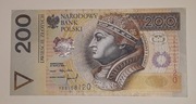 Banknot 200 ZŁ Seria Zastępcza YB 8568120