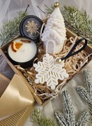 Box świąteczny świeca sojowa 