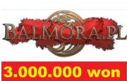 BALMORA WONY 3kk won 3kkw 3.000.000 WON WONÓW BALMORAMT2