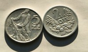 1973  5 zł Rybak  + 2 zł Jagody  Stan !!! zestaw 2 sztuki