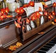 Lampki led liście na baterię 