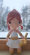 Lalka " Zodiak: Strzelec" szydełko Hand Made