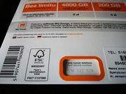 Prosty złoty numer SIM starter 516 522 528