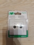 Gniazdo antenowe Sedna R/TV końcowe, 1dB, białe SDN3301721