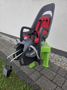 Fotelik Rowerowy Hamax Caress Szary-Czerwony Wrocław