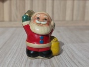 Mała figurka temperówka świętego Mikołaja PRL