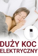 GRZEJĄCY KOC ELEKTRYCZNY XXL – KOMFORT I CIEPŁO NA CHŁODNE WIECZORY!