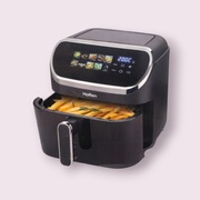 Duża frytkownica beztłuszczowa, AIR FRYER 8l 2000W Hoffen, okno, dotyk