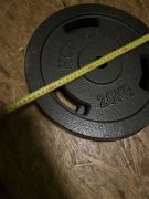 Talerze obciążenia hop sport 20kg 2 szt żeliwne obciążenie