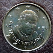 WATYKAN 2011 50 CENTÓW UNC !!!!!!!!!!