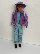 Lalka Barbie Ken Western Fun 1989 vintage